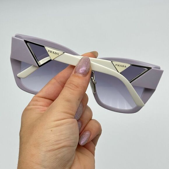 PRADA Sunglasses PR21YS 07Z08I Light Violet Women NEW - Picture 9 of 11